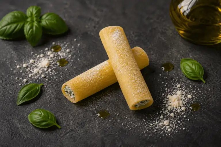Cannelloni aus der Pasta König Manufaktur mit Ricotta und Spinat