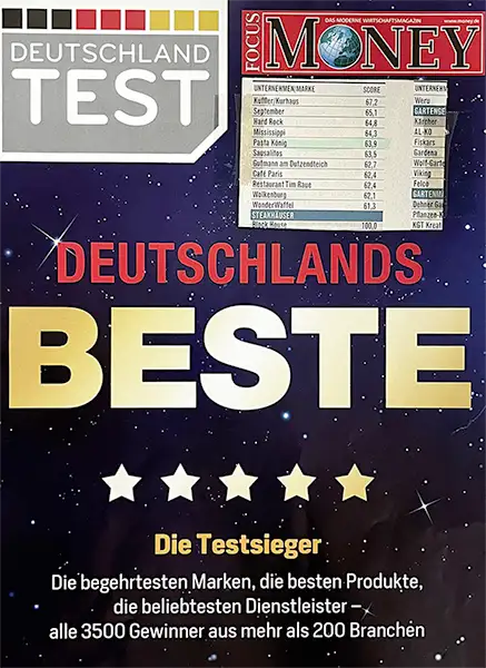Deutschlands Beste – Deutschland Test & Focus Money