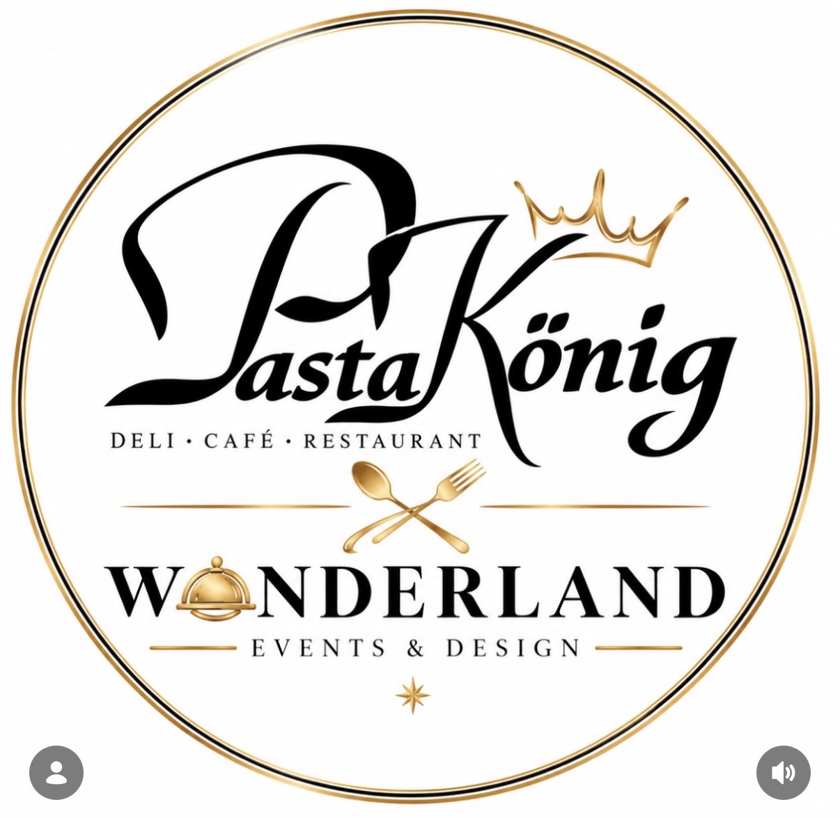 Logo Pasta König und Wonderland Events & Design
