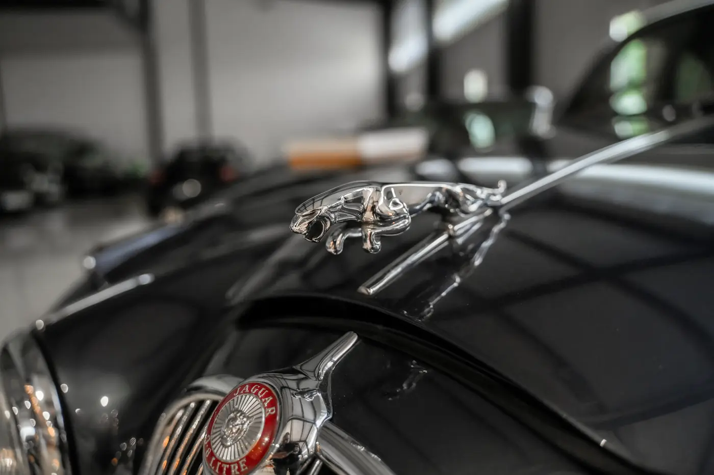 Detail eines Oldtimers in der Eventlocation